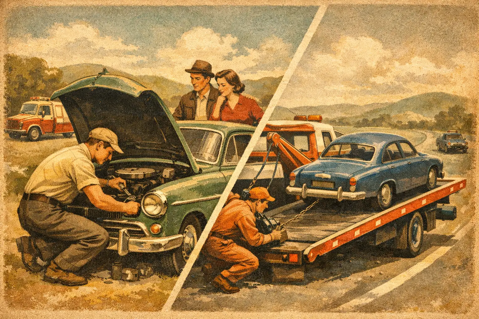 Breakdown Recovery vs Roadside Assistance: What’s the Difference?